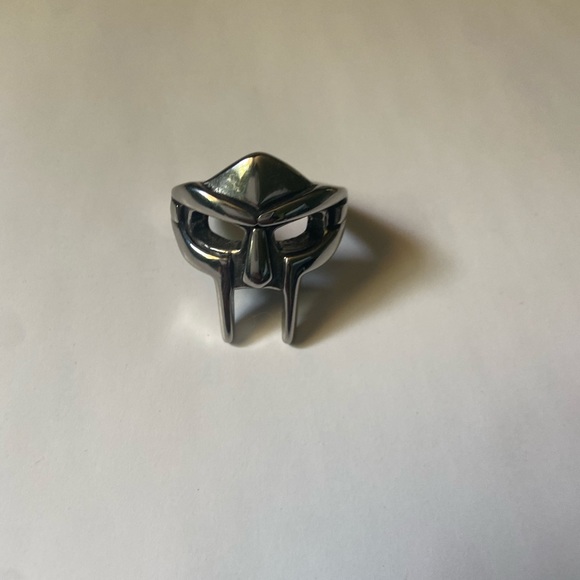 MF DOOM silver ring, men’s size 11 - Picture 3 of 4